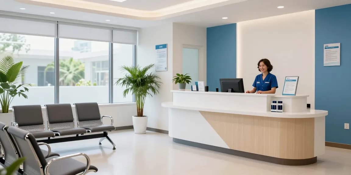 "open88 healthcare services in a welcoming medical clinic setting"