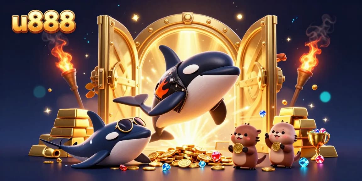 Win big with u888 as playful sea creatures engage in an exciting casino atmosphere!
