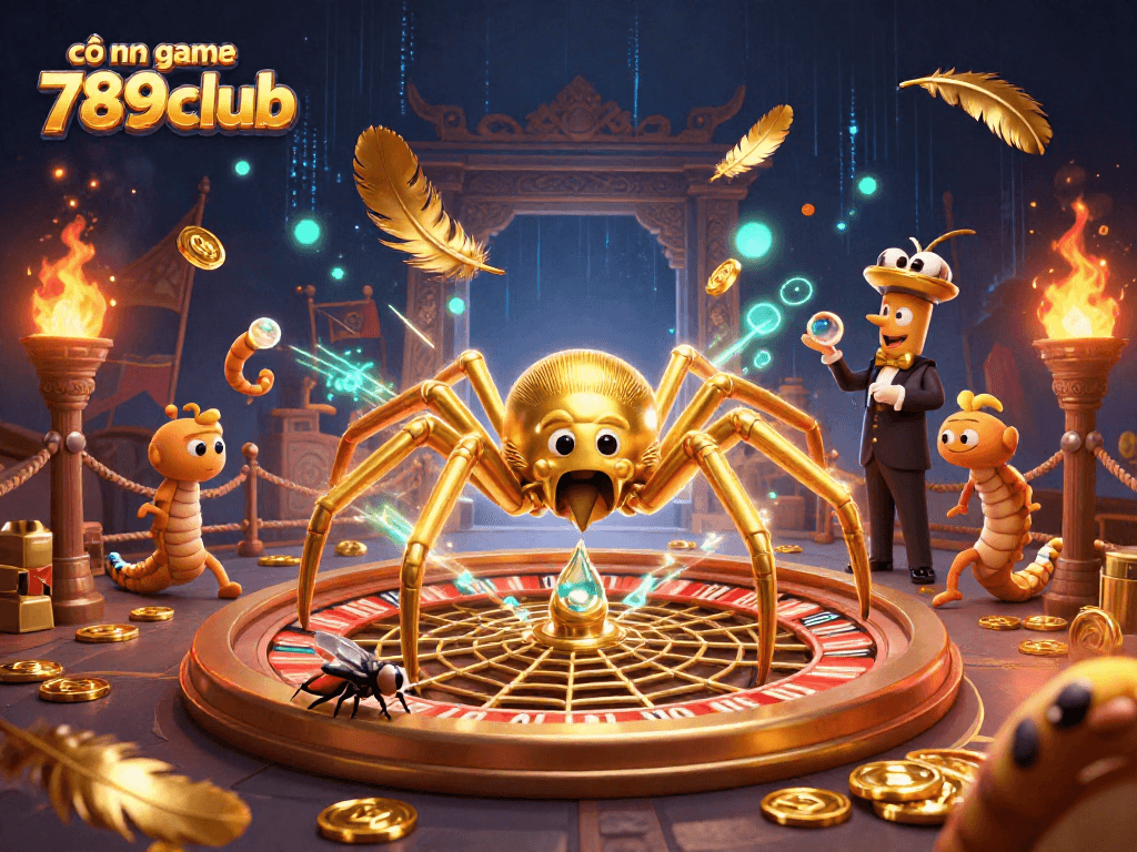 Experience the thrill of cổng game 789club with a vibrant roulette-inspired scene of action and adventure.