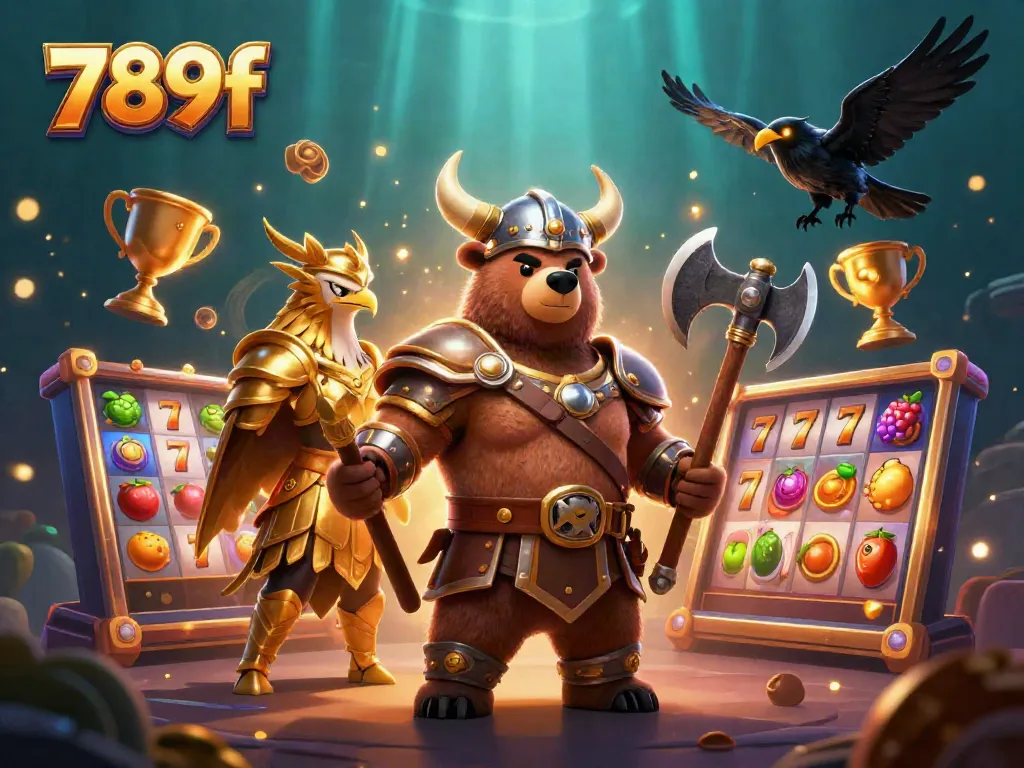 Experience thrilling slots and jackpots at 789f with dynamic gaming elements and colorful characters.