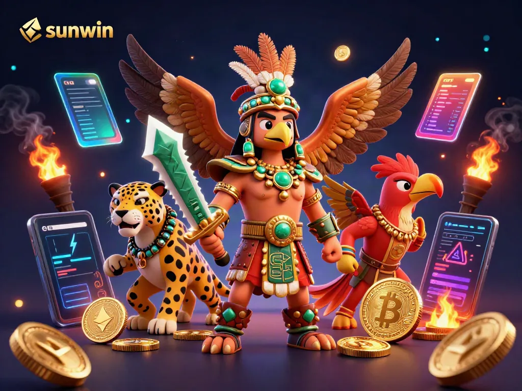 Experience high-stakes gameplay with sunwin in an ultra-detailed casino scene featuring vibrant 3D characters.