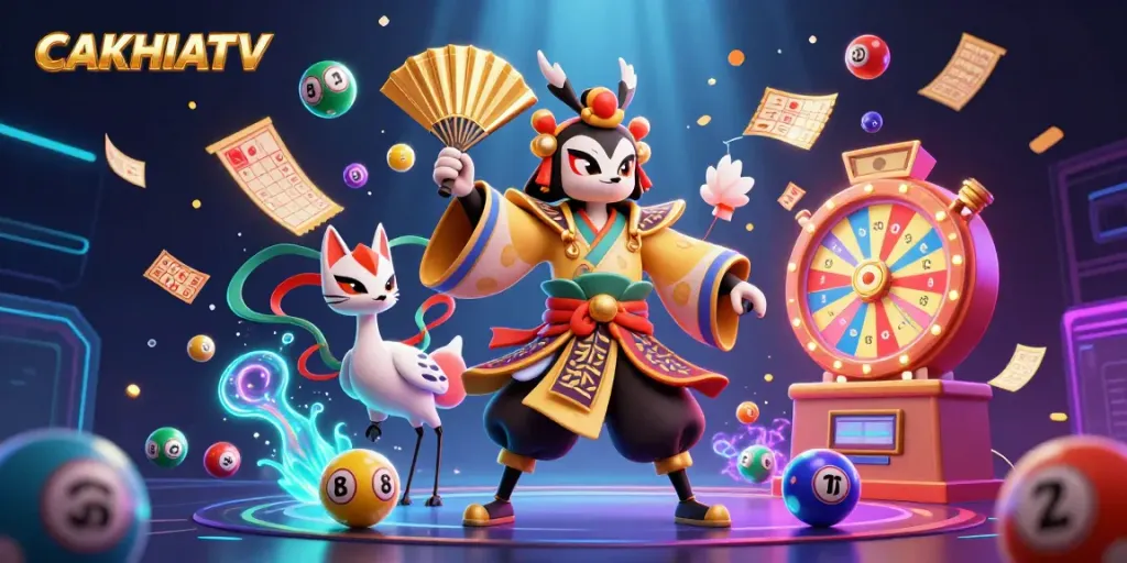 CAKHIATV mang đến trải nghiệm thú vị với các nhân vật và yếu tố may mắn từ sòng bạc.