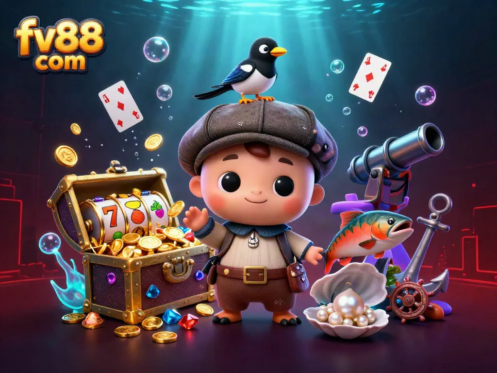 Engage with exciting gaming experiences at fv88 com, showcasing lively characters and dynamic casino adventures.