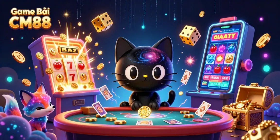 Engage with Game Bài CM88 while enjoying exhilarating casino adventures and vibrant slot elements.