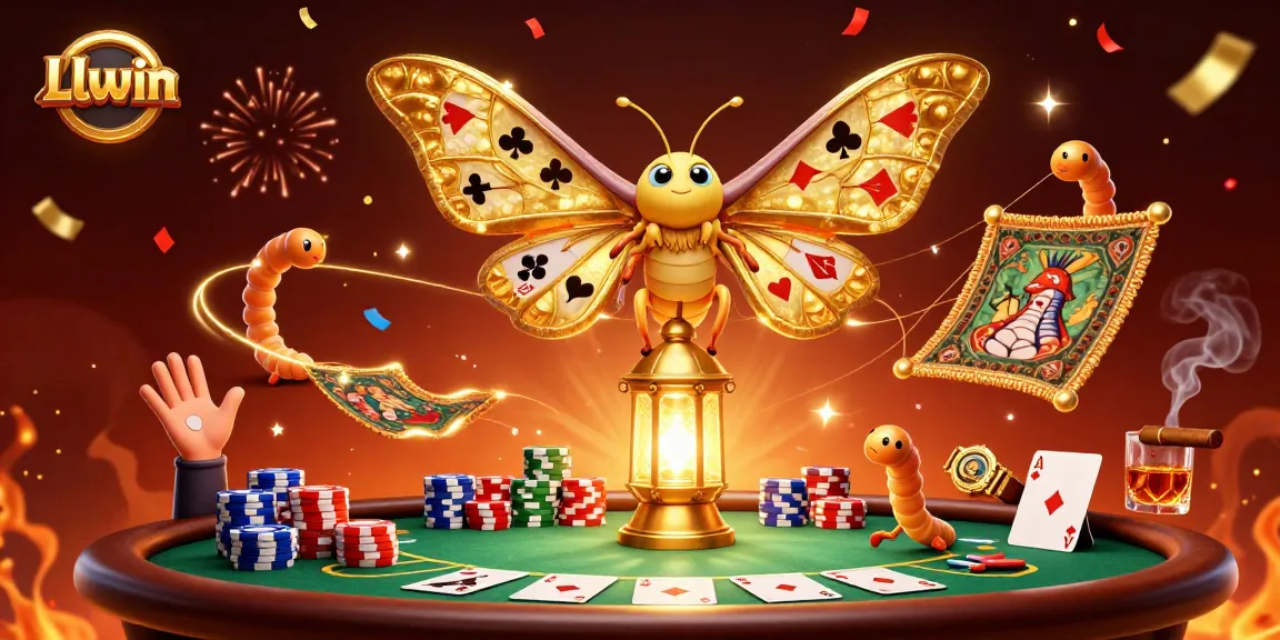 Experience thrilling gameplay at Llwin with vibrant casino elements and dynamic illustrations.