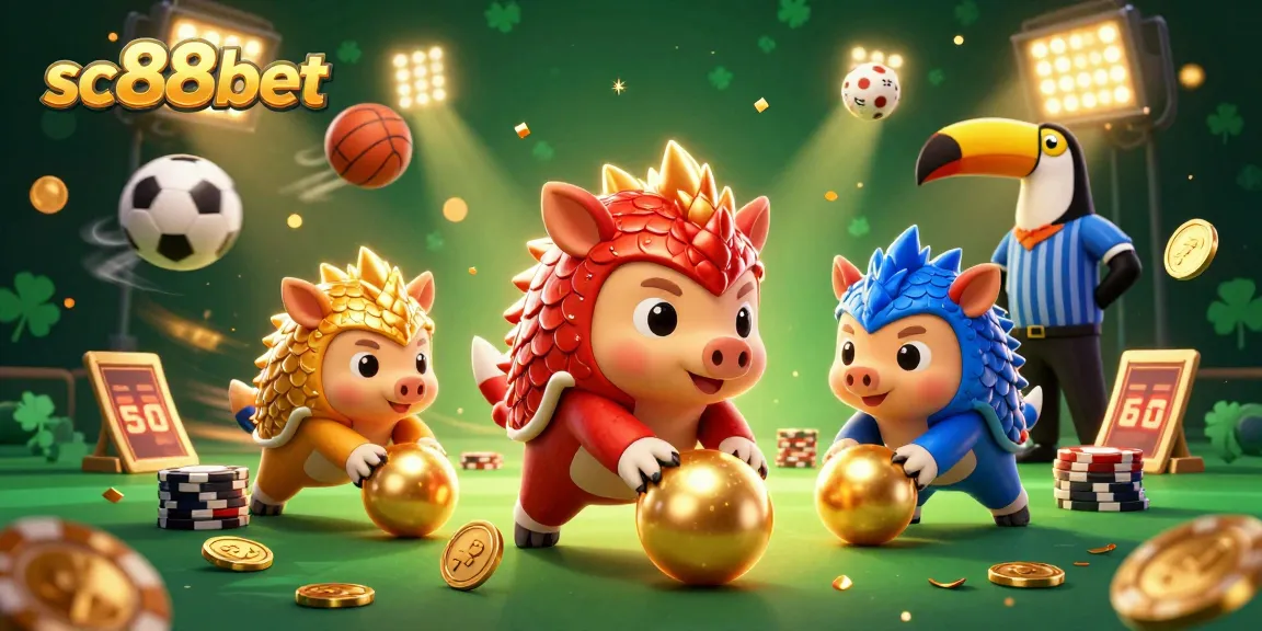 Engage in the thrilling world of sc88bet casino with dynamic pangolins and vibrant game elements.
