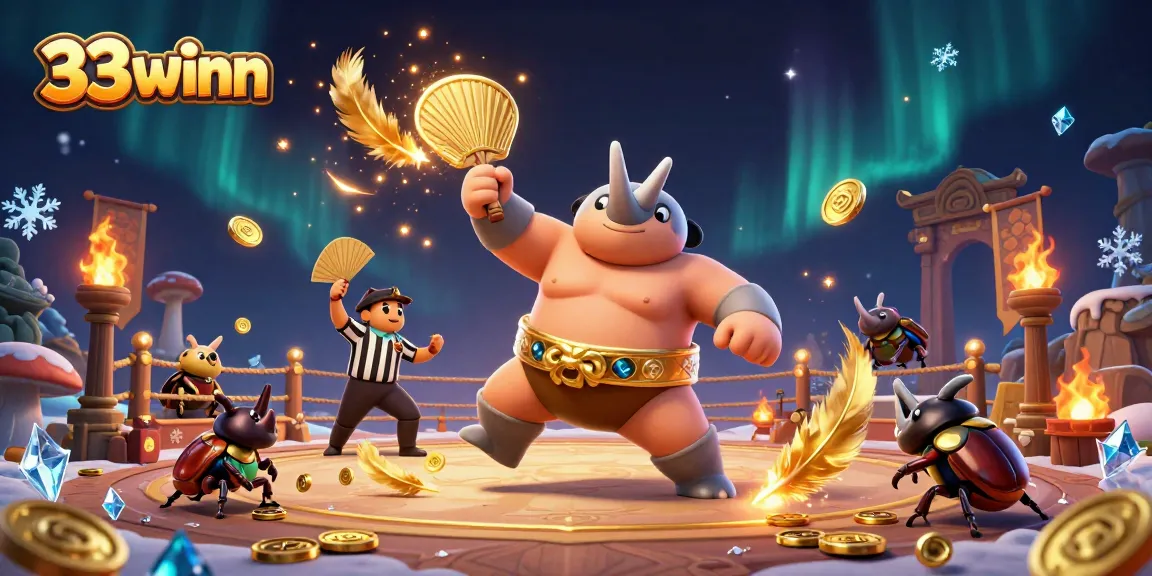 Win big at 33winn with exciting casino scenes featuring dynamic beetle characters!