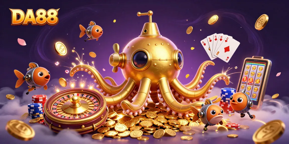 Spin the 3D roulette wheel and reveal DA88's exciting casino treasures!