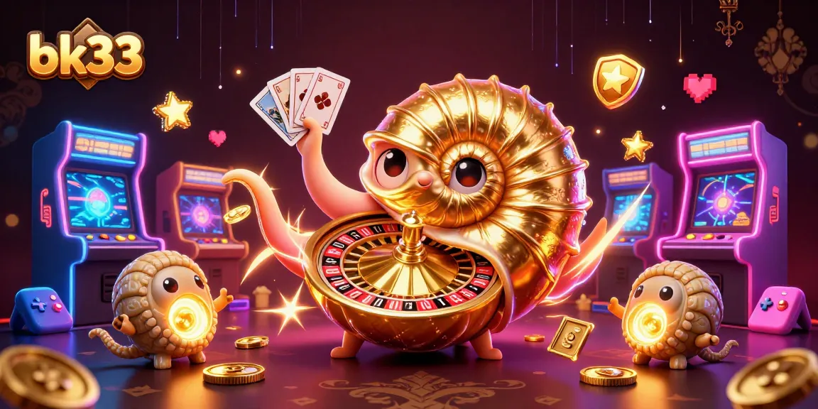 Experience exciting gaming at bk33 with an ancient nautilus roulette wheel and glowing companions.